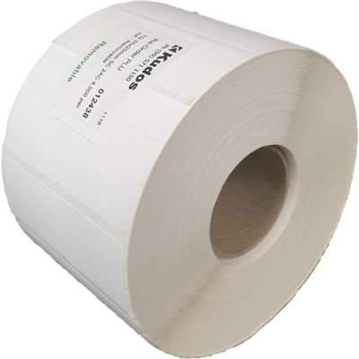 Thermal Direct Label 2 Across Removable 35x25 Roll of 4,000-rolls---2-across-Kudos Solutions Limited