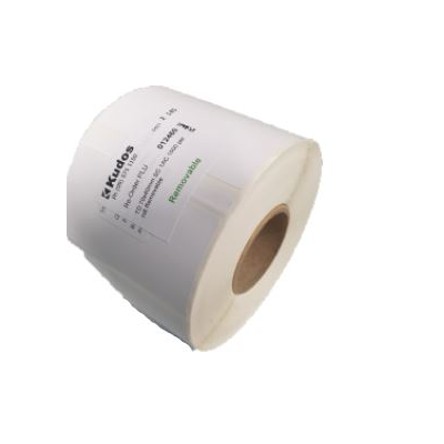 Thermal Direct Label 1 Across Removable 70 x 40 Roll of 1,000-rolls---1-across-Kudos Solutions Limited
