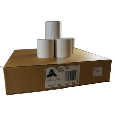 Thermal POS Receipt Rolls - Carton of 25